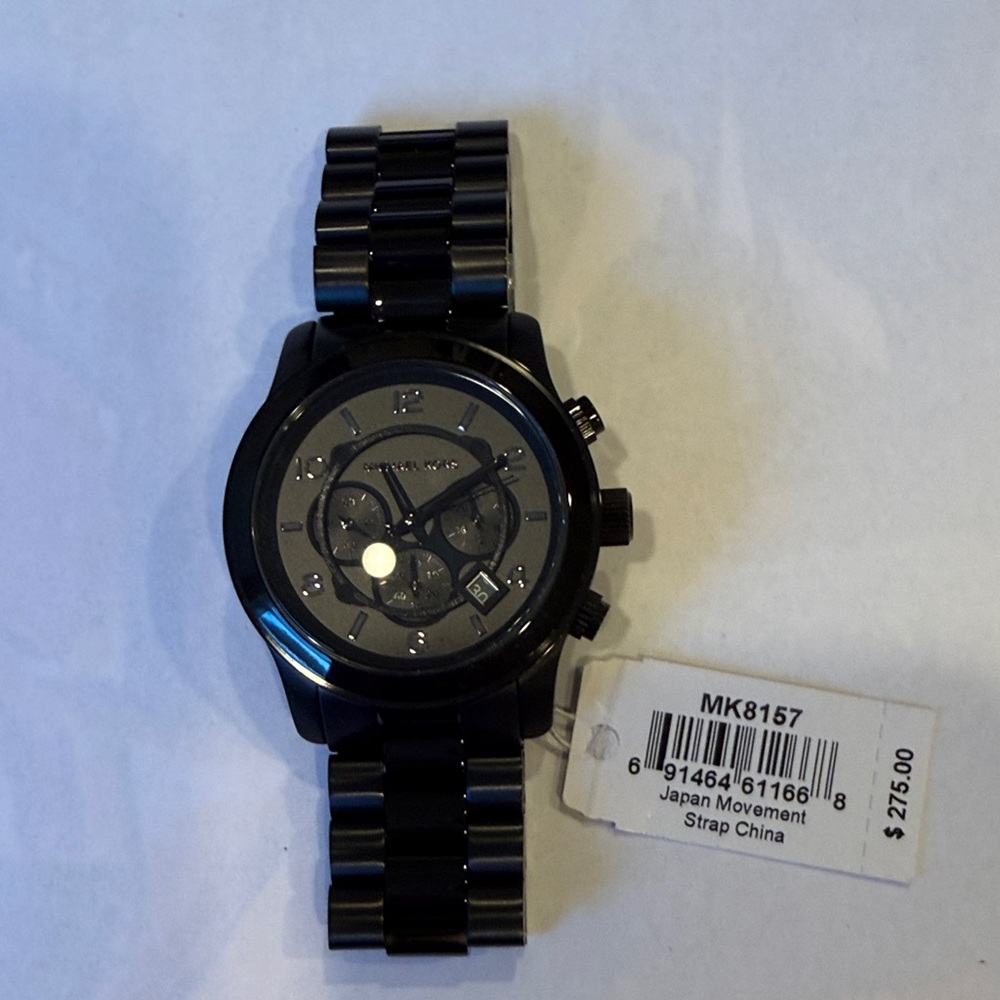 Michael Kors MK8157 Runway Men’s Chronograph Quartz Watch Needs New Battery